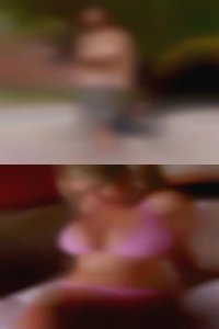 Manly horny woman on the streets.